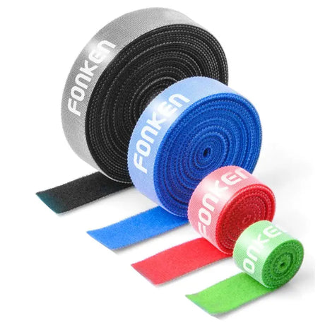 a roll of resistance tape with two different colors