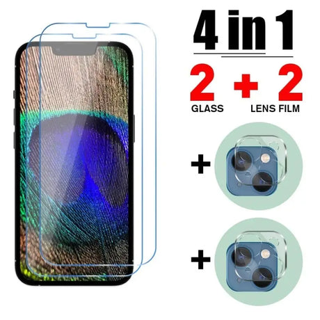 2 in 1 tempered screen protector for samsung galaxy s9