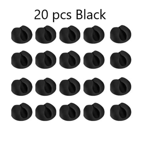 20 pcs black silicon ear plugs