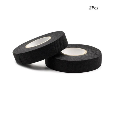 2 pcs black elastic tape for sports and gym