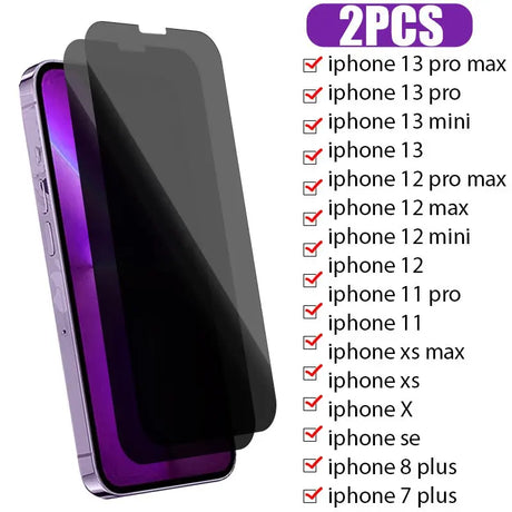 2pcs tempered screen protector for iphone 5g