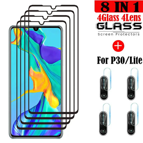 3 in 1 tempered screen protector for samsung galaxy s10