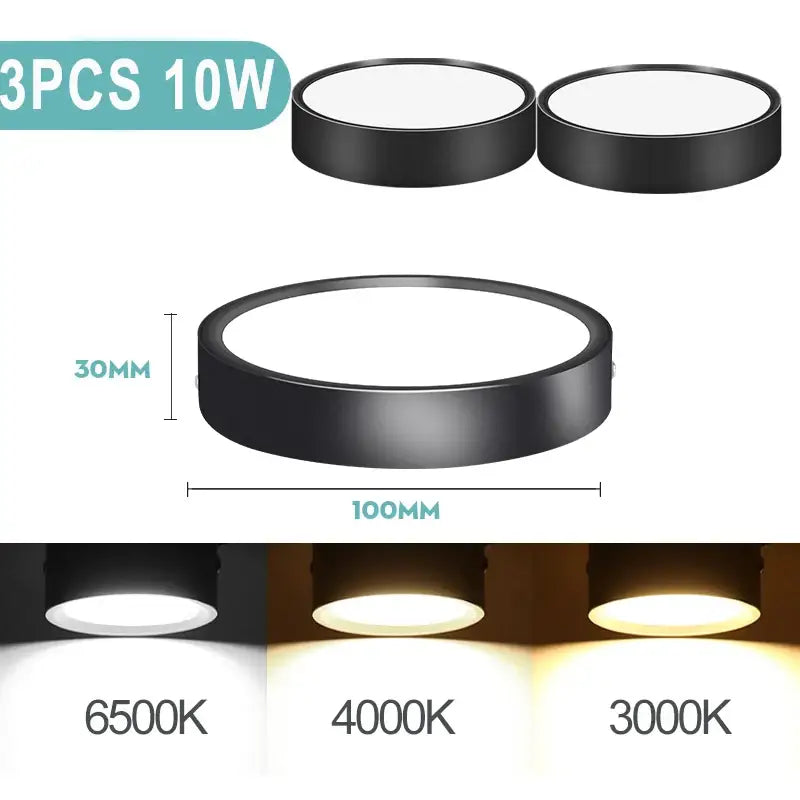 3 pack leds for ceiling light fixture