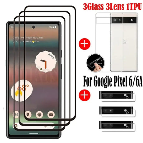tempered screen protector for google pixel 6