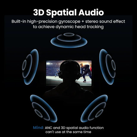 3D spatial audio technology advertisement.