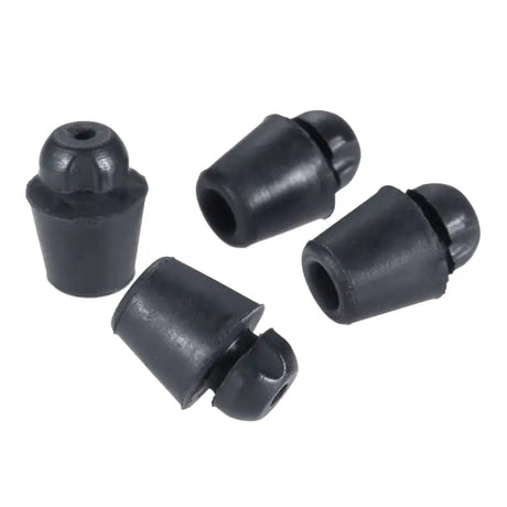 4 pcs black plastic pusher plugs for car