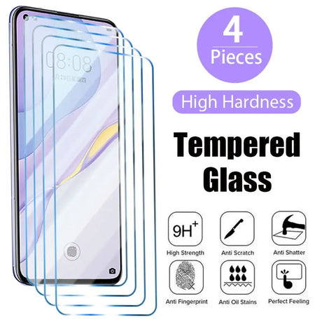 4 pcs tempered tempered screen protector for hua z2