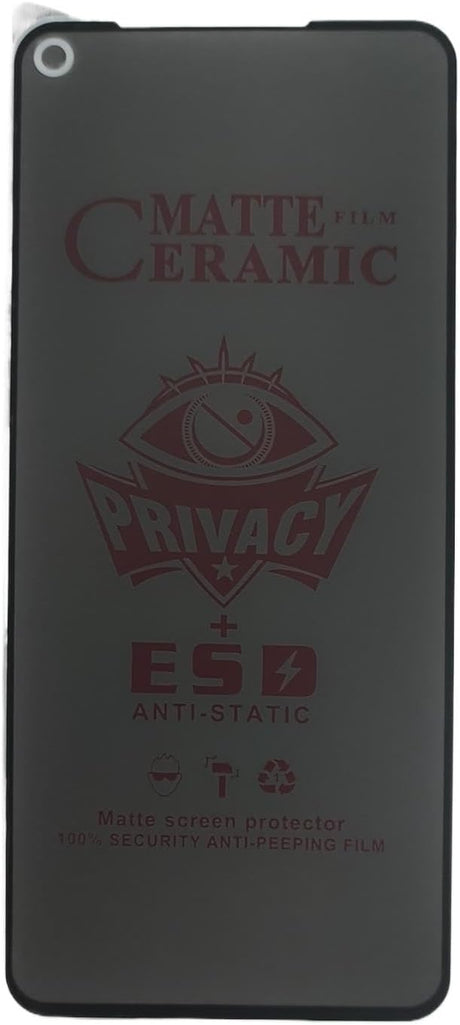 Matte ceramic privacy screen protector.