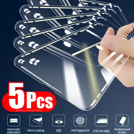 5pcs tempered screen protector for iphone 6