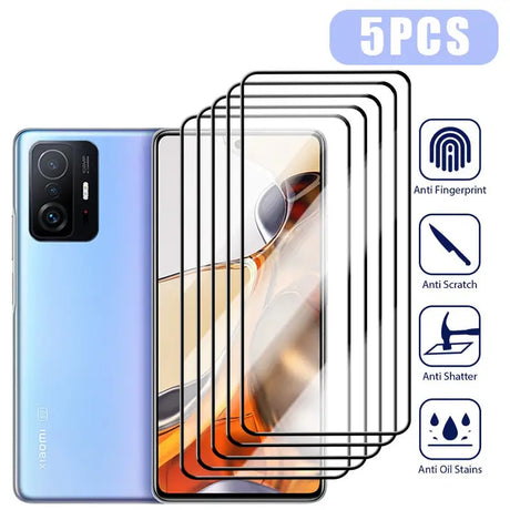 5 pack tempered screen protector for samsung note 9