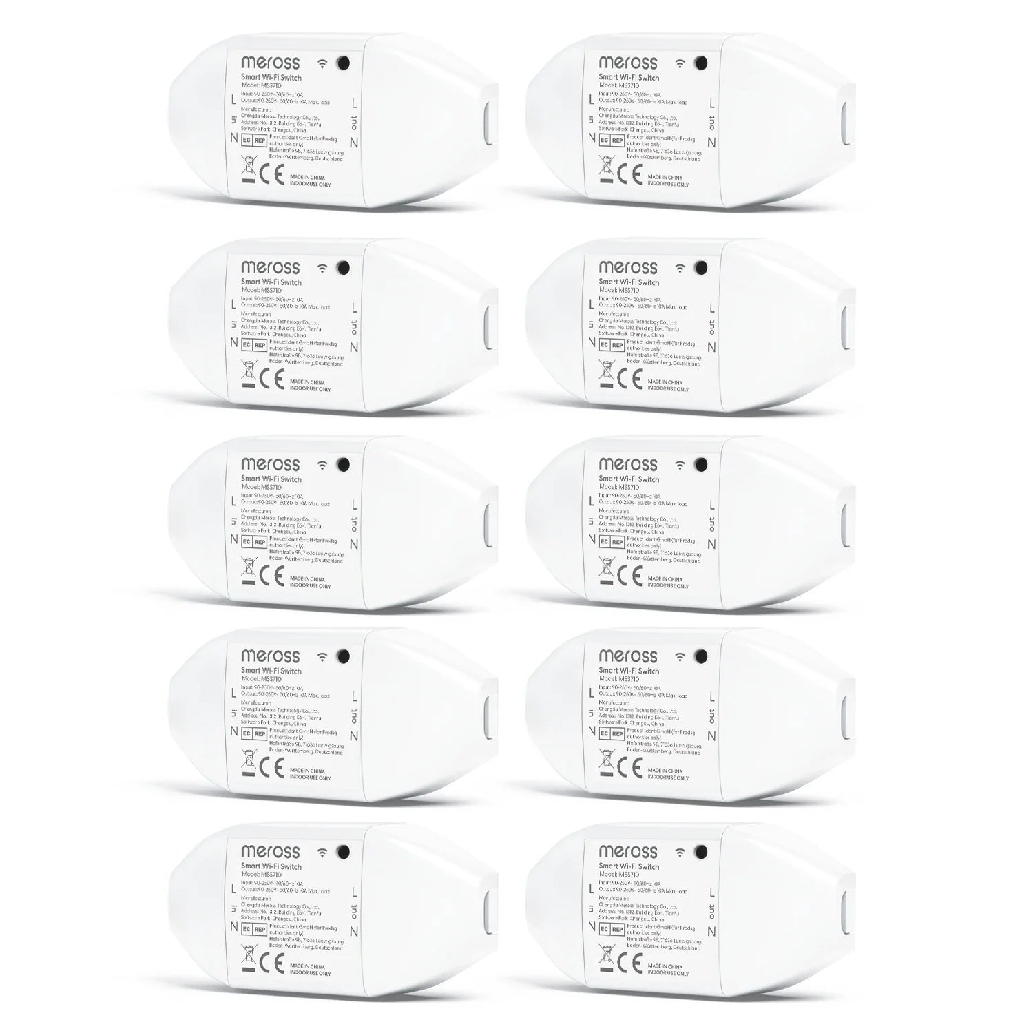 the 6 pack of white wireless motion sensor sensor