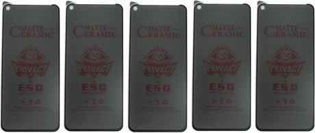 Five dark privacy screen protectors for smartphones.