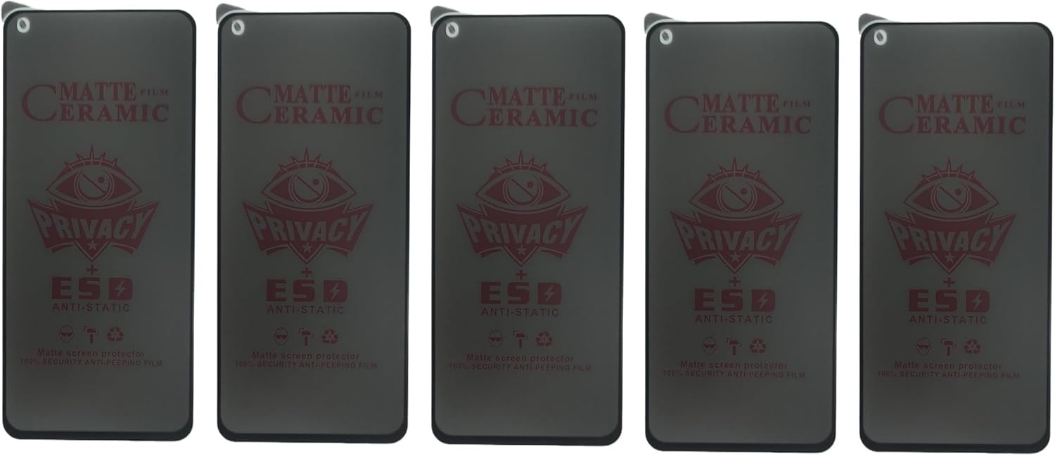 Five dark gray, rectangular, matte ceramic sleeves with rounded corners.