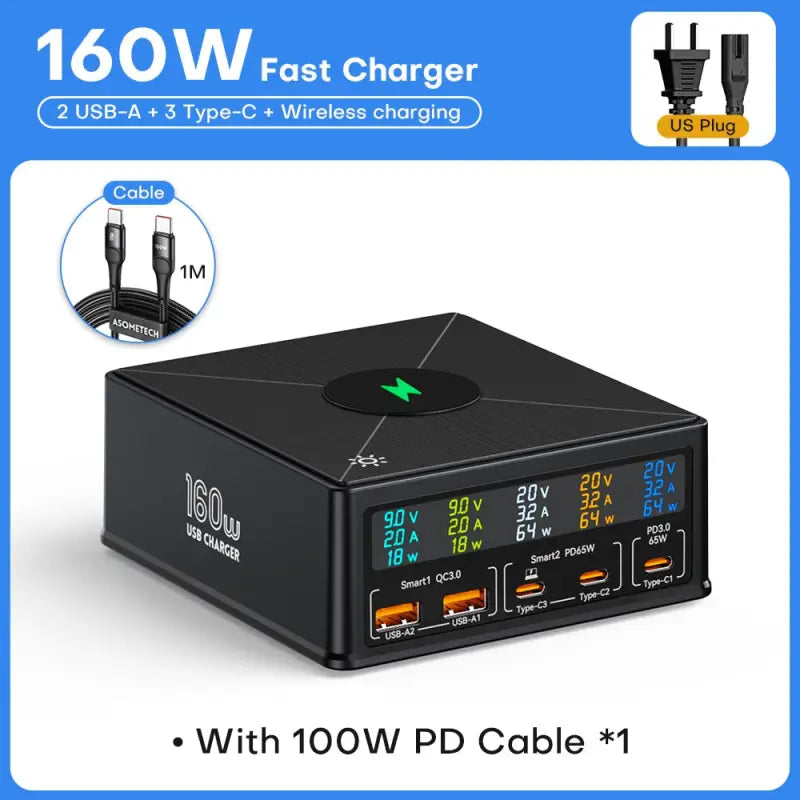 an image of a usb charger with a usb cable