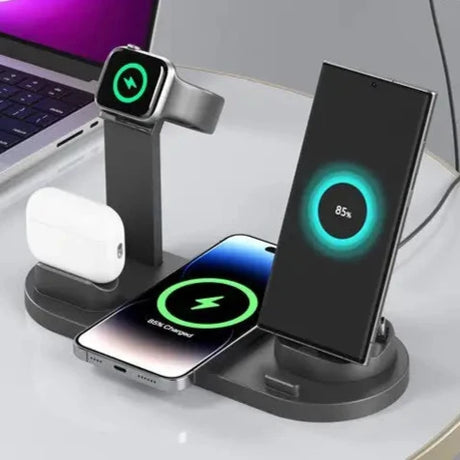 an image of a laptop, phone and a laptop on a table