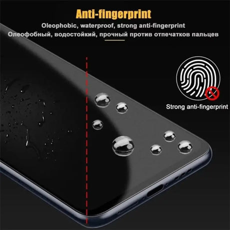 the iphone 11 is shown with a fingerprint