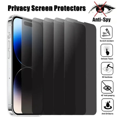 anti - spy tempered screen protector for iphone x