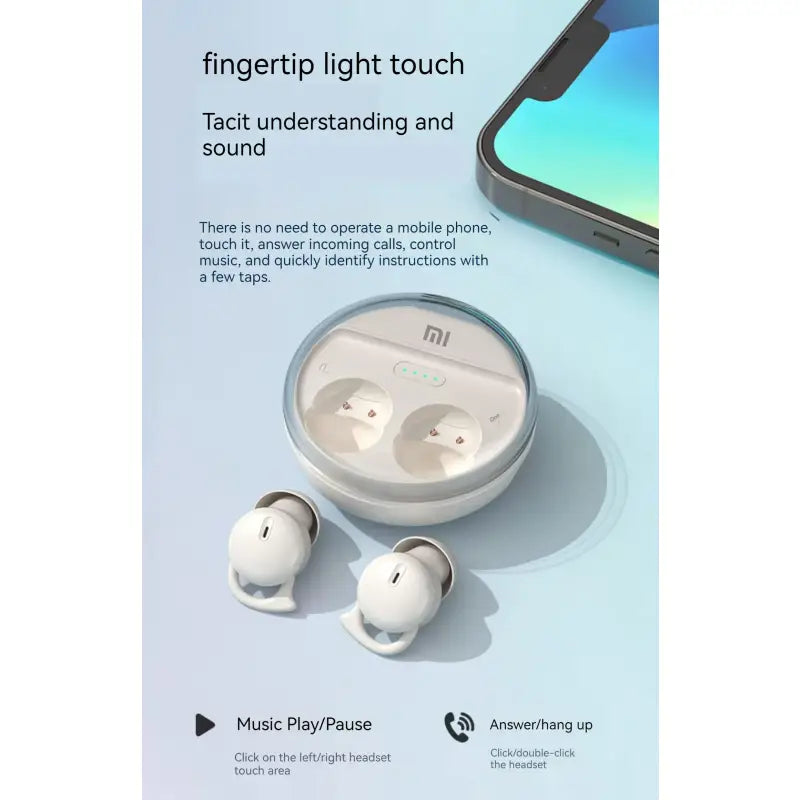 The apple airpods is shown with the apple airpods logo