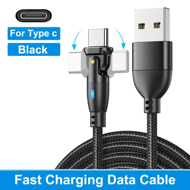anker fast charging data cable for type c black