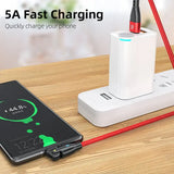 a charging station with a phone and a charger