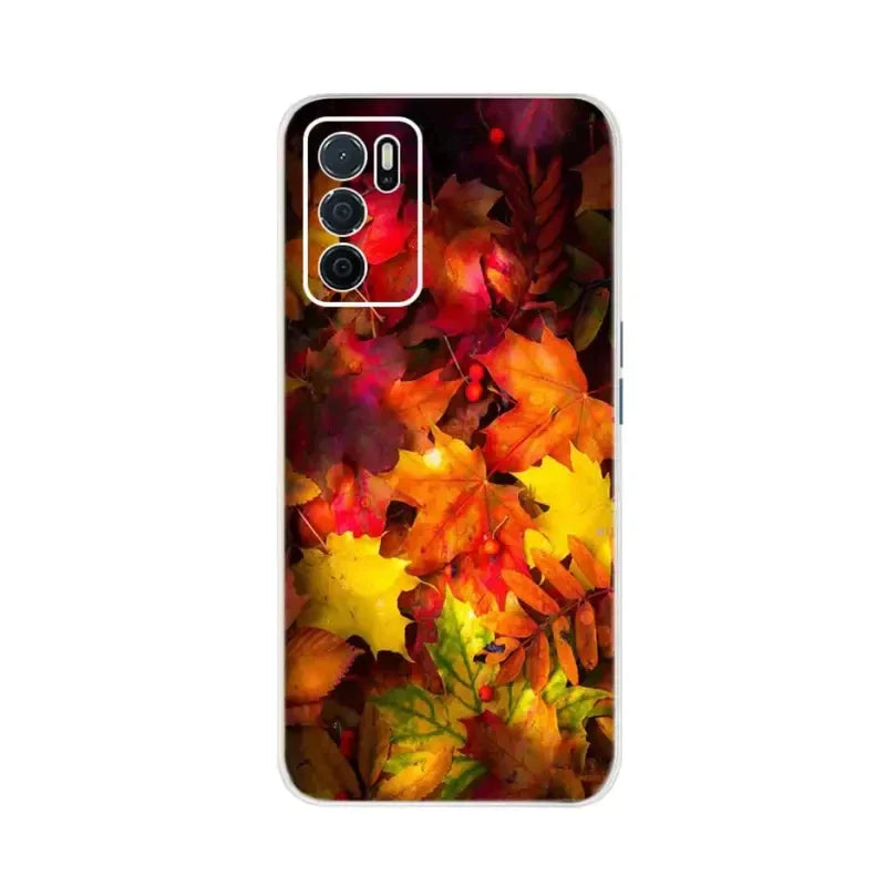 autumn leaves phone case