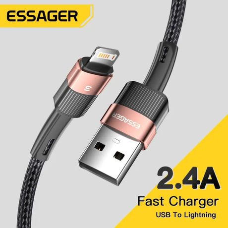 baseus 2 4a fast charger usb to lightning cable