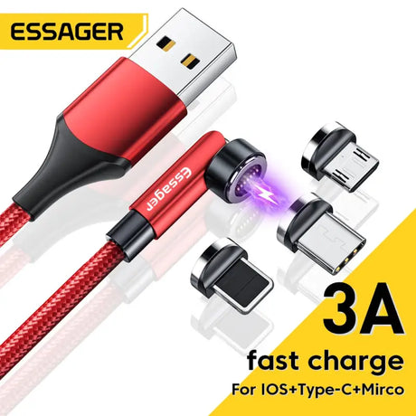 baseus 3 in 1 fast charge cable for iphone and android