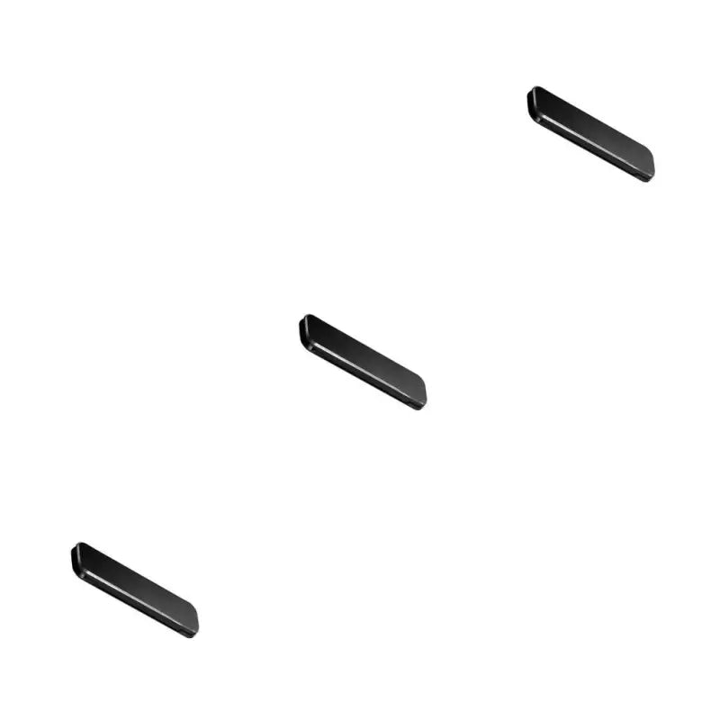 a black metal door handle on a white background