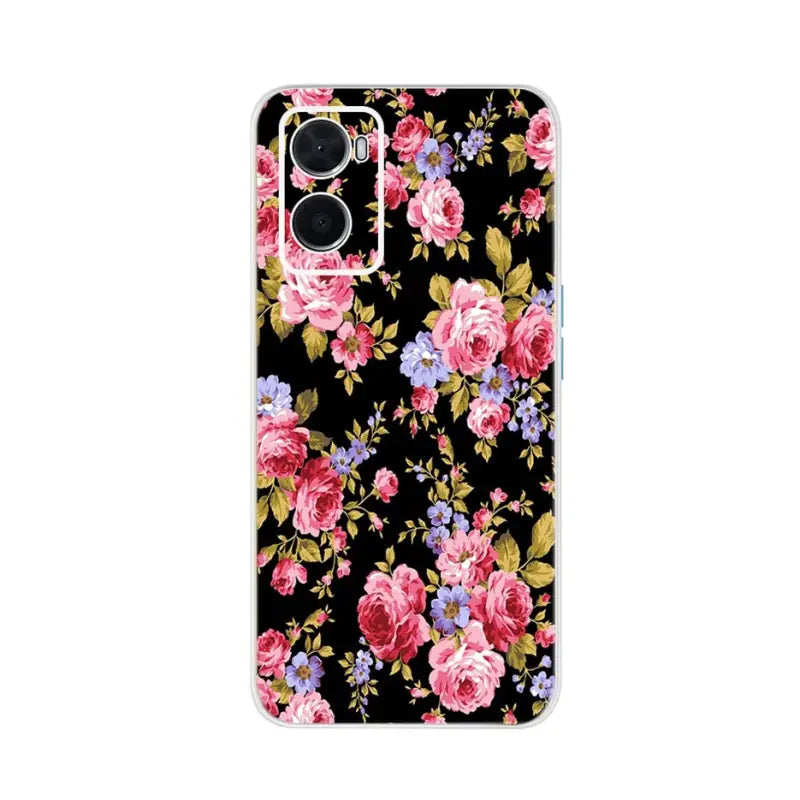 floral rose pattern phone case