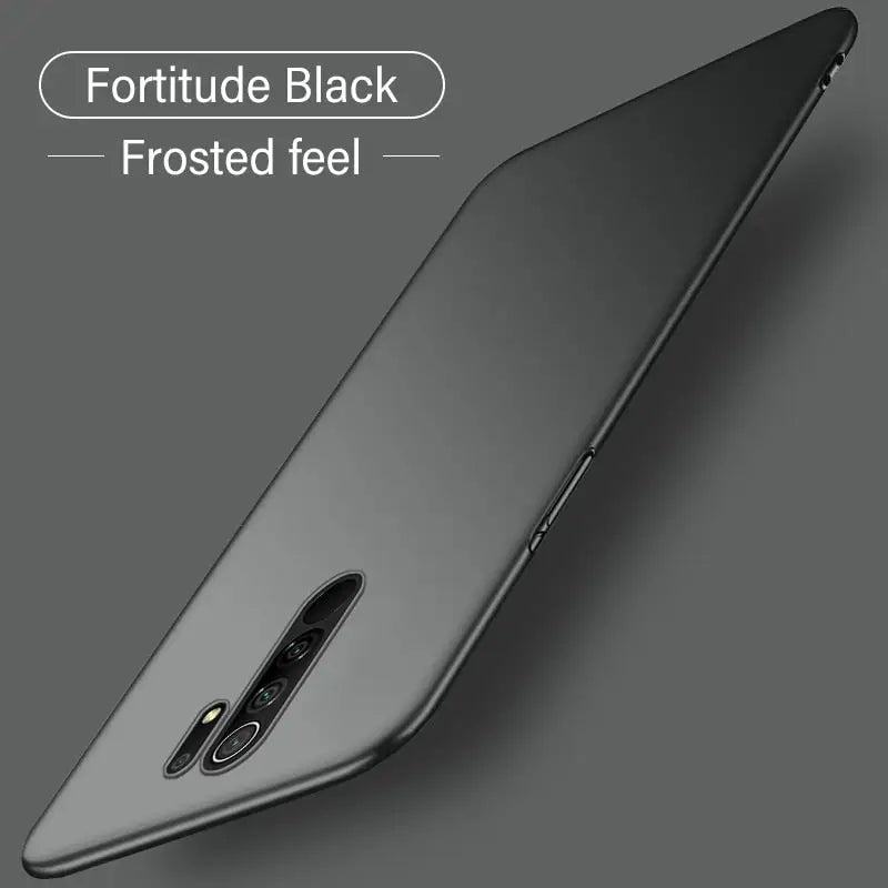the back of a black iphone case with the text, `ββ