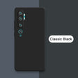 the back of a black oneplar phone with the text classic black
