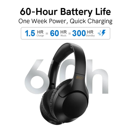Black over-ear headphones.