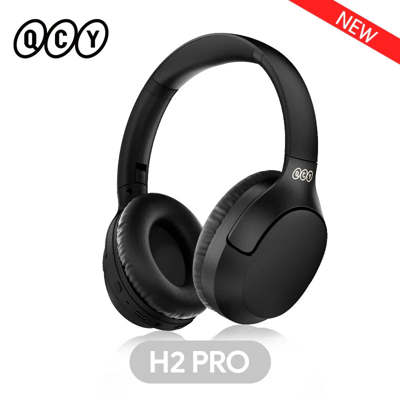 Black over-ear headphones.