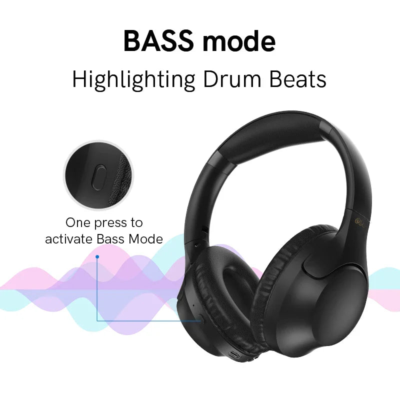 Black over-ear headphones.