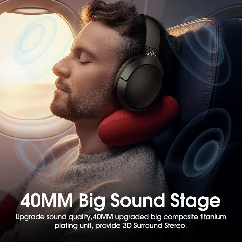 Black over-ear headphones.