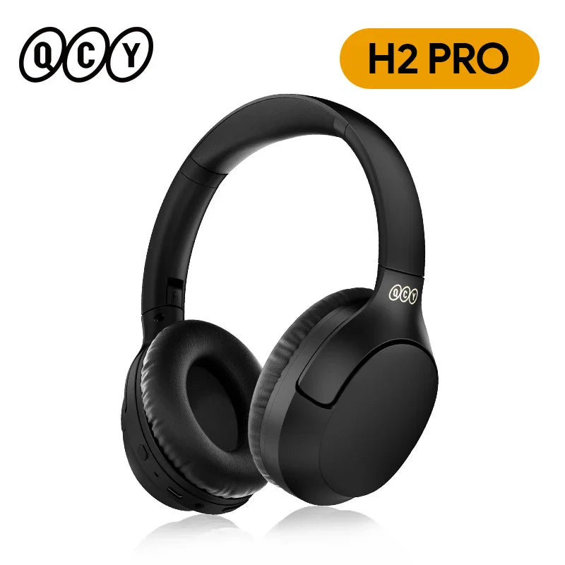 Black over-ear headphones.