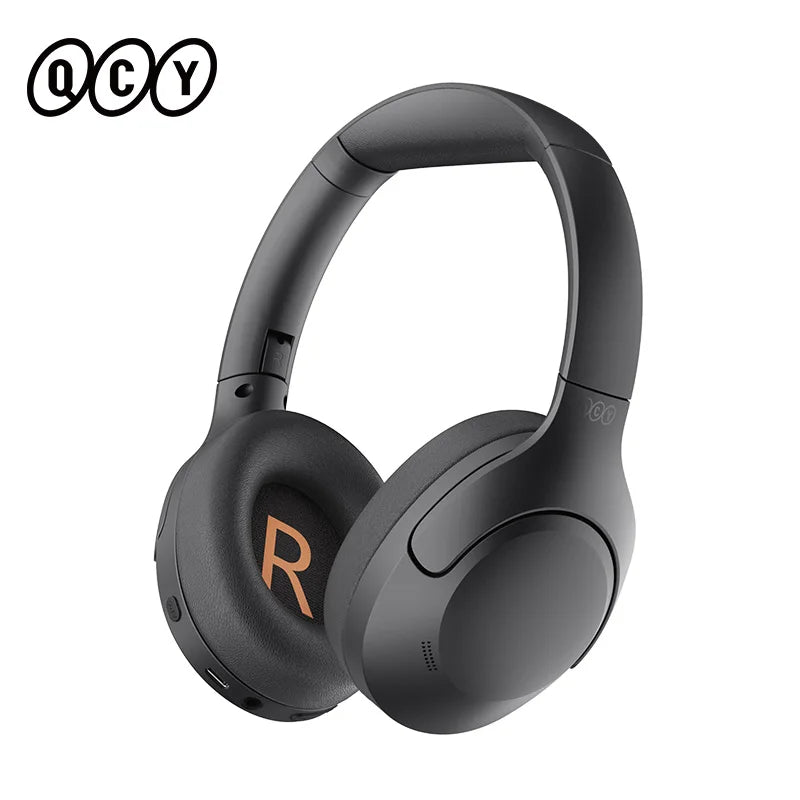 Black over-ear headphones.
