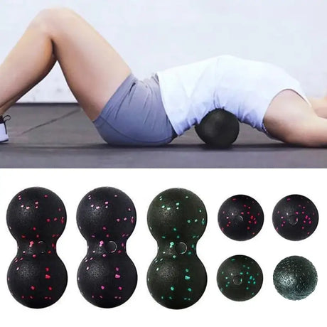 a woman doing push ups with a variety of different colors