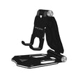 the black and silver phone holder
