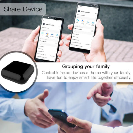 Black smart home device.