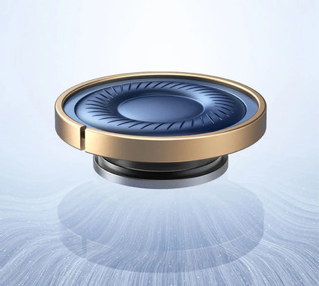 Blue and gold audio driver.