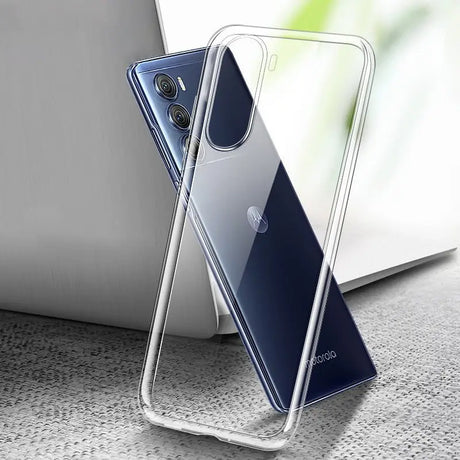 the back of a clear case for the iphone