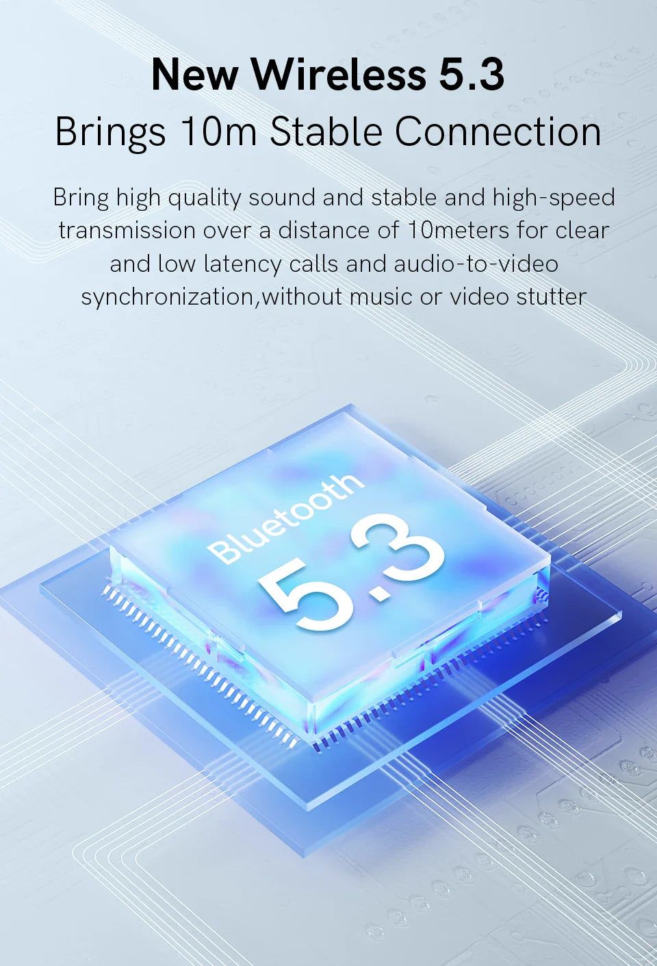 Bluetooth 5.3 chip.