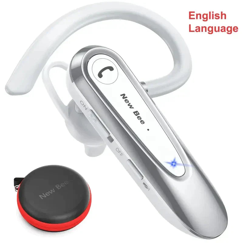 Bluetooth wireless earphones with charging case