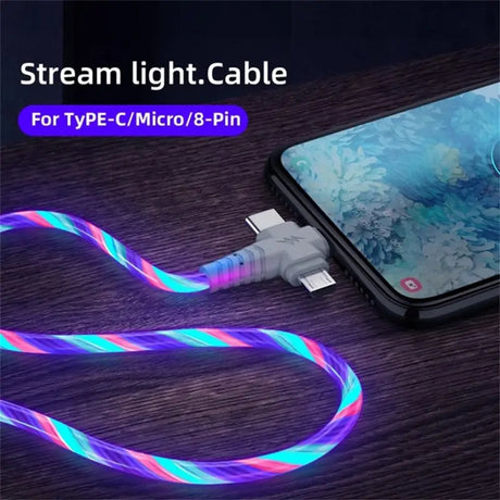 a usb cable that is connected to a phone