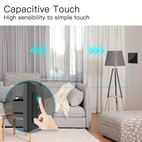 Capacitive touch light switch.