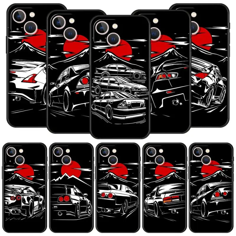 Car phone case for iphone x