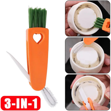 a carrot shaped knife with a knife in it