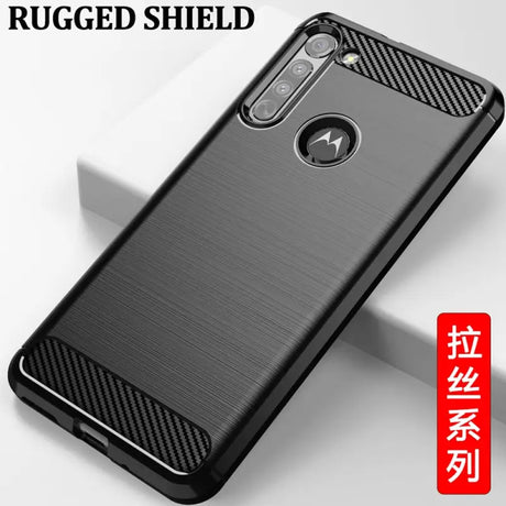 a black case with carbon fiber texture and carbon fiber texture