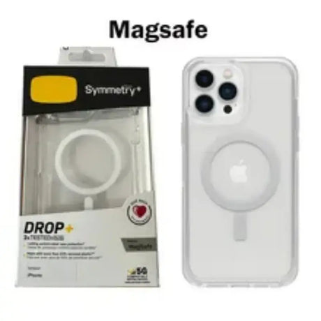 the case is white and has a yellow button